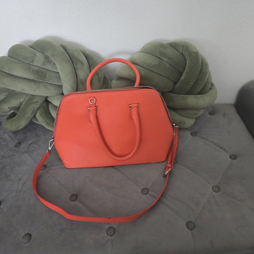 Elegant Orange Handbag